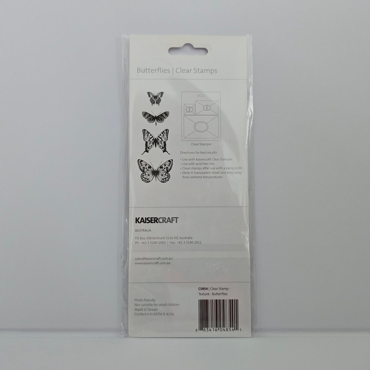 Kaisercraft Clear Stamps – Butterflies – Card Making / Scrapbooking