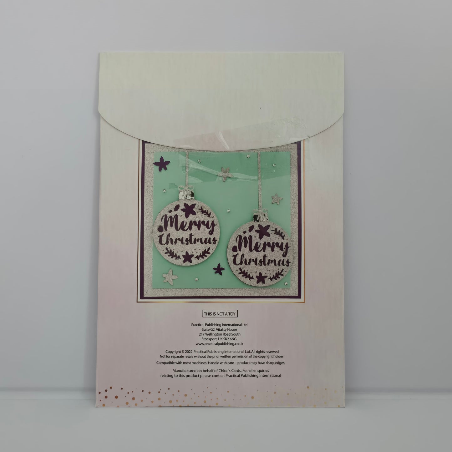 Merry Christmas Bauble Metal Die – Chloes Creative Cards