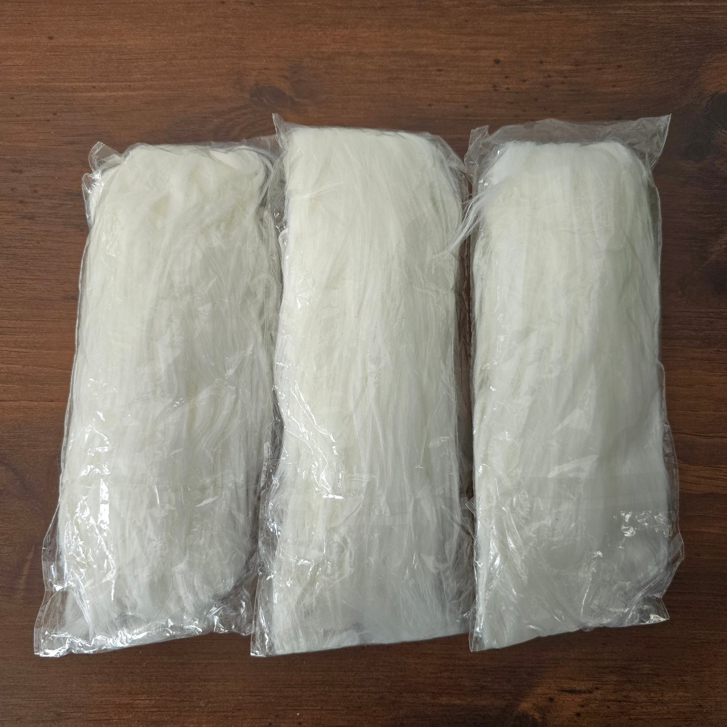 Gnome Beard Craft Fibre Bundle – White & Green (New)