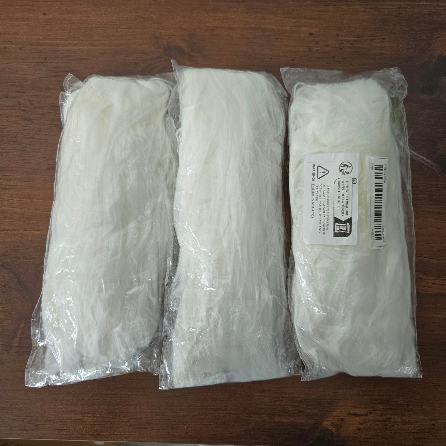 Gnome Beard Craft Fibre Bundle – White & Green (New)