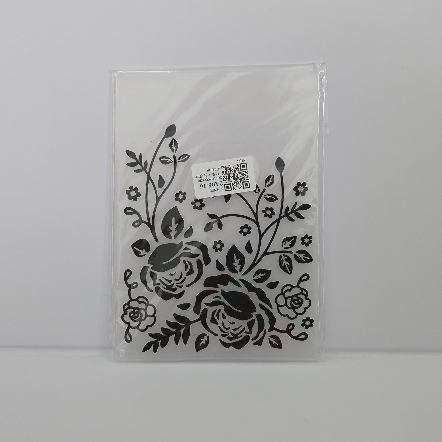 A6 Embossing Folder – Floral Rose – Card Making / Crafts