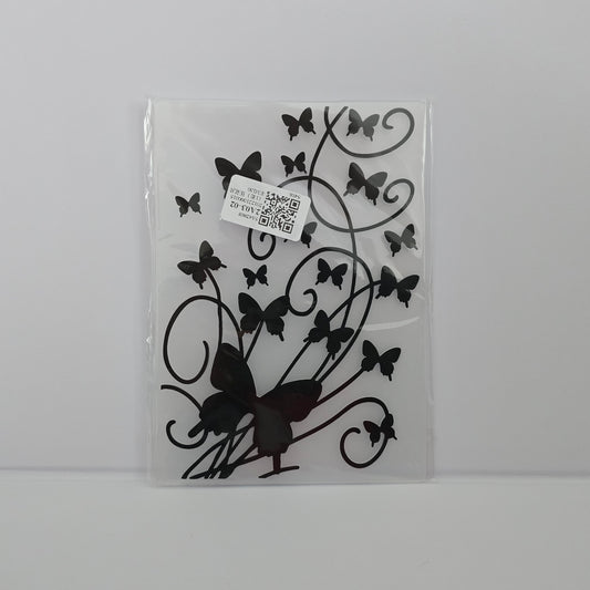 A6 Embossing Folder – Butterfly Design – Card Making / Crafts