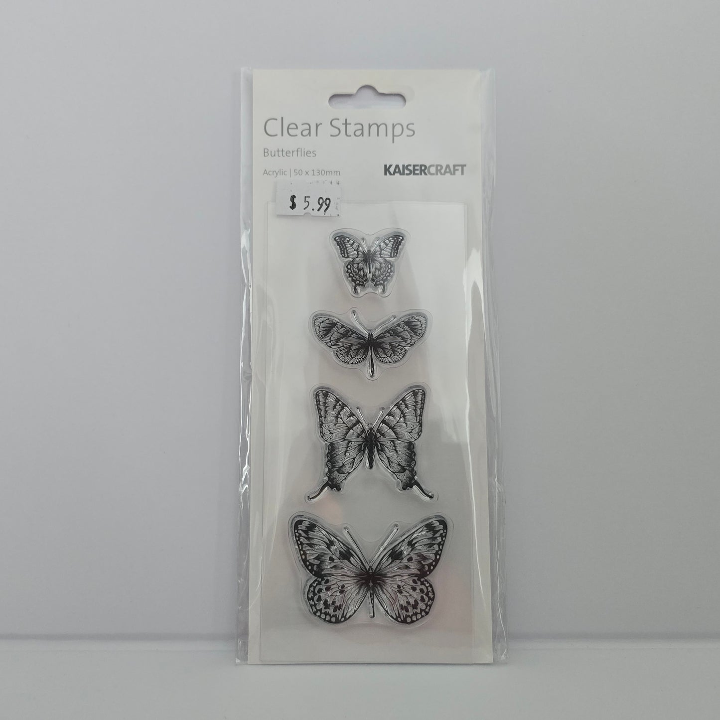 Kaisercraft Clear Stamps – Butterflies – Card Making / Scrapbooking