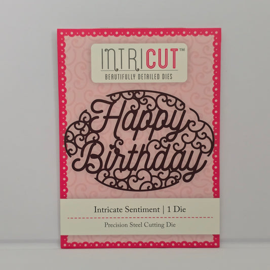 Happy Birthday Metal Die – Intricut Intricate Sentiment