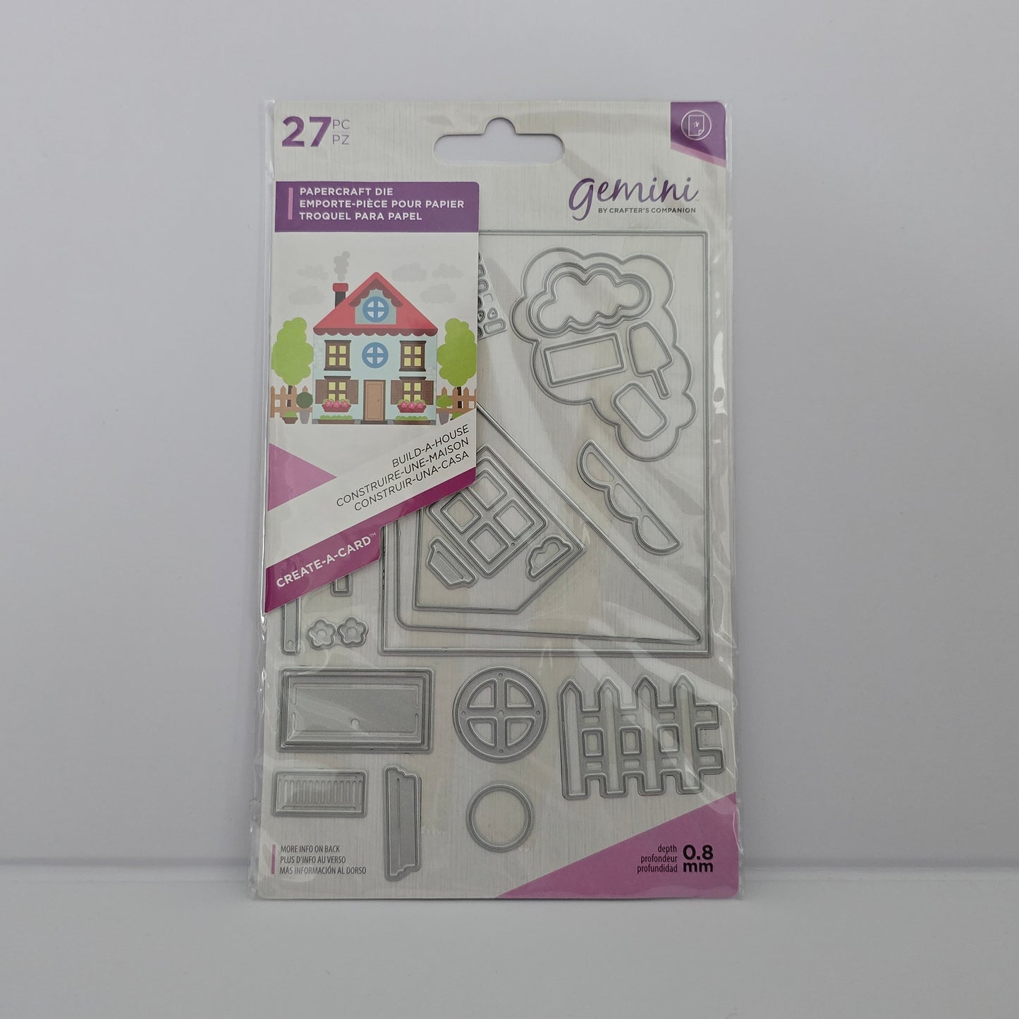 Gemini Papercraft Die Set – Build a House – 27 pcs – Card Making