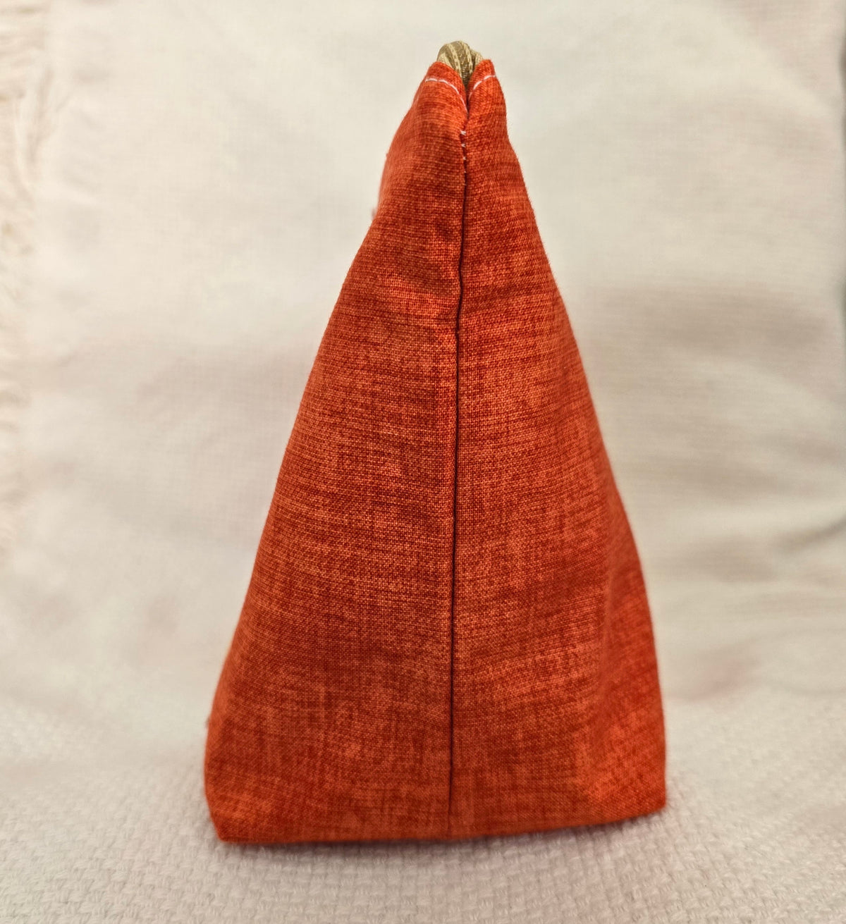 Autumn Mushroom Cosmetic Bag - Handmade Makeup Bag -  Woodland Toiletry Pouch – Fall Gift for Her