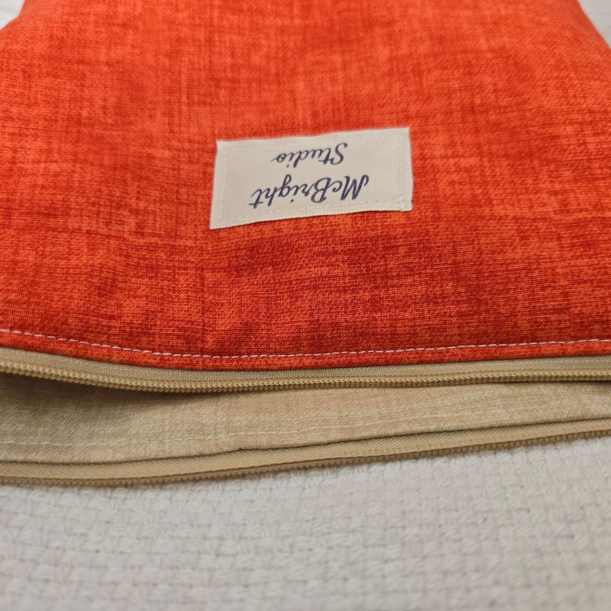 Autumn Mushroom Cosmetic Bag - Handmade Makeup Bag -  Woodland Toiletry Pouch – Fall Gift for Her