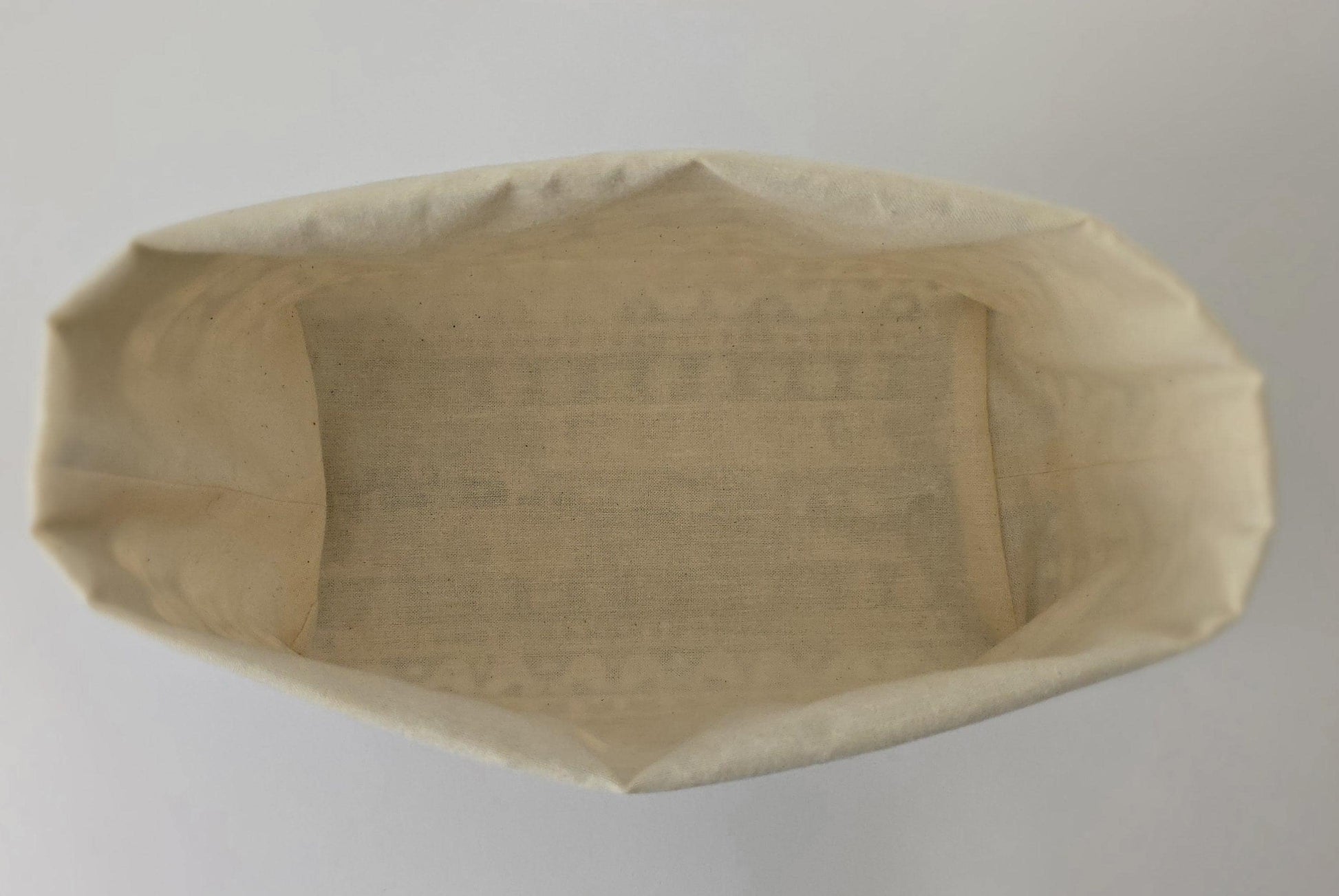 Christmas Fabric Basket: Reversible Bread Basket with Canvas Lining