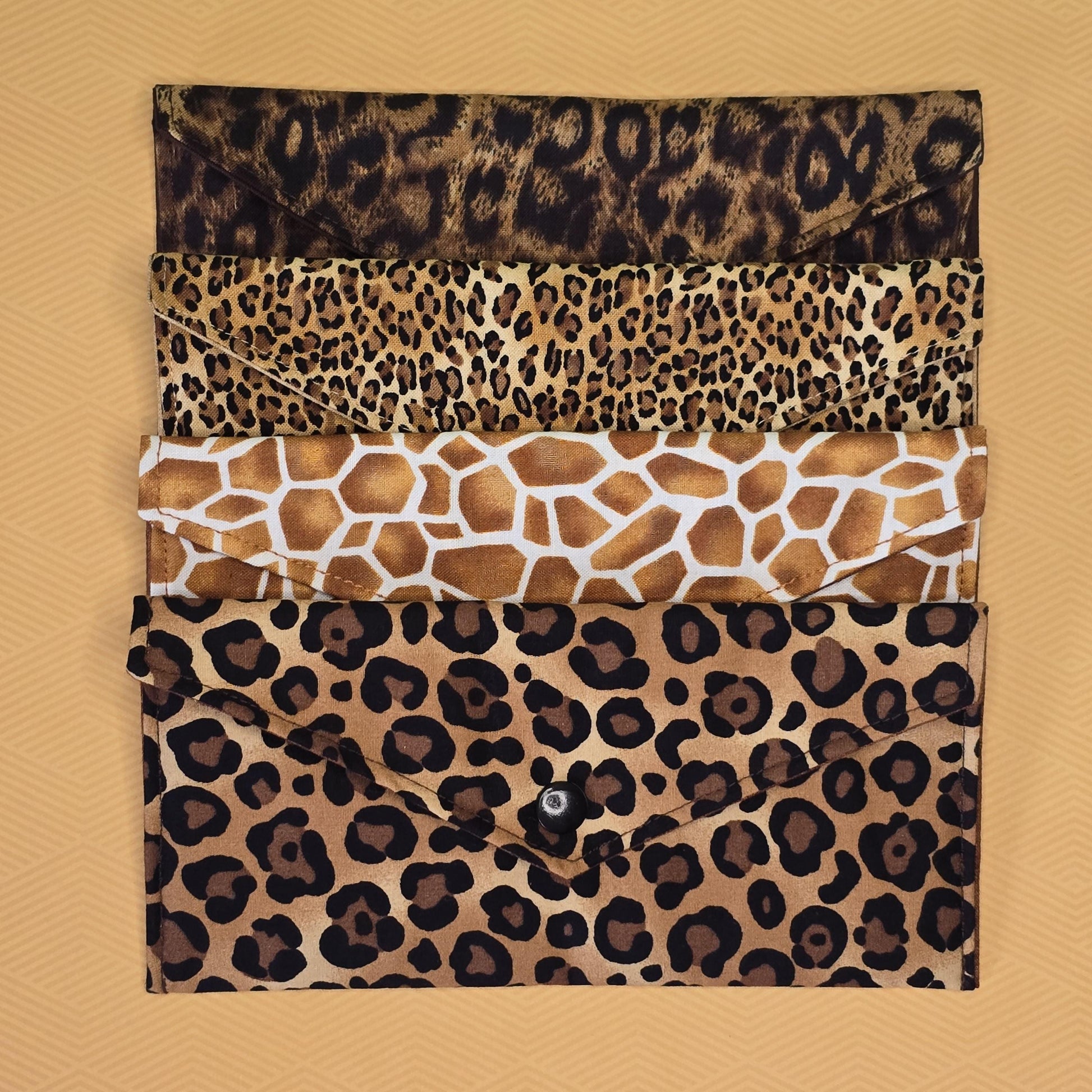 Animal Print Makeup Bag: Africa Collection, Handcrafted Cosmetic Bag