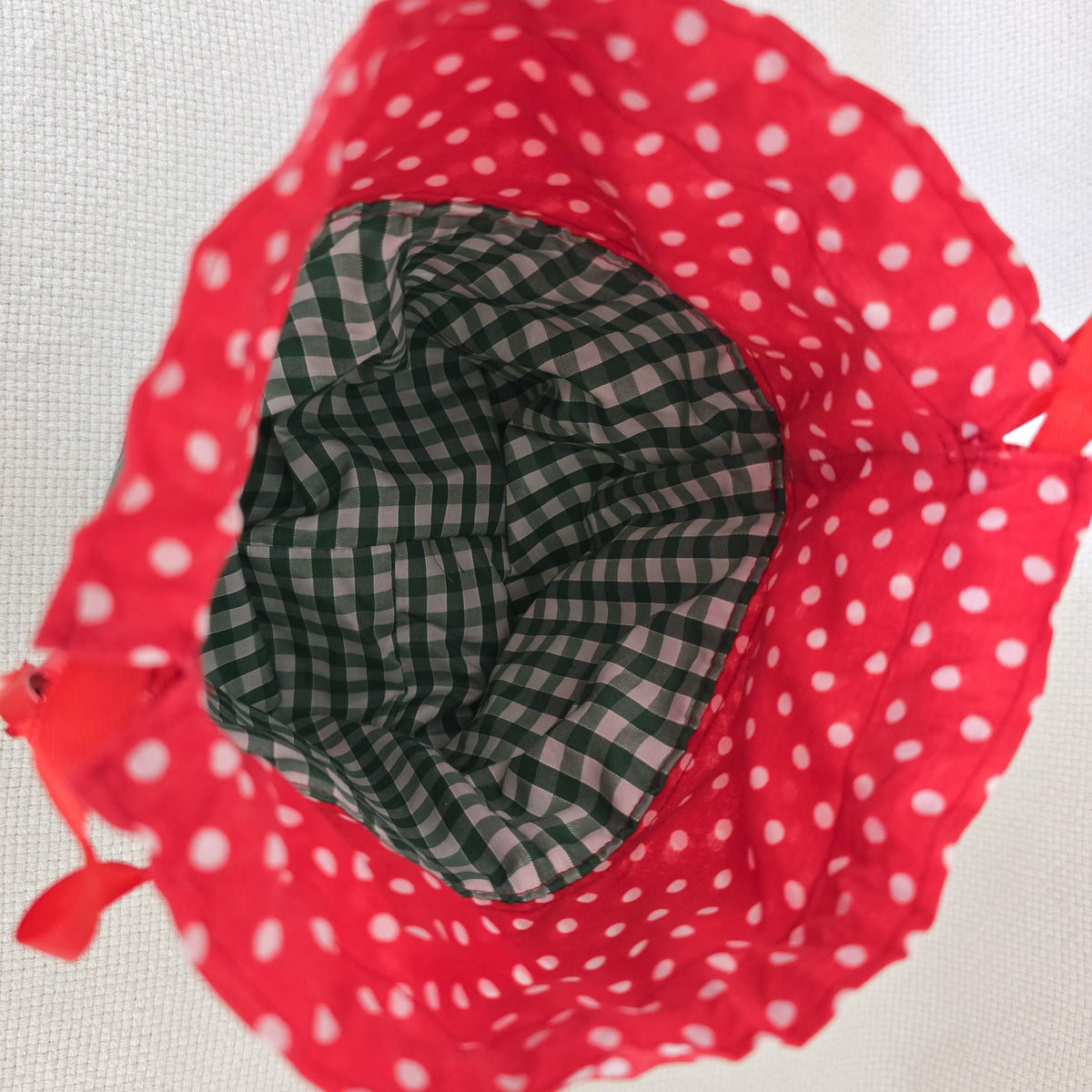 Handmade Woodland Christmas Gift Bag, Padded Fabric Sack, Reusable Stocking Filler
