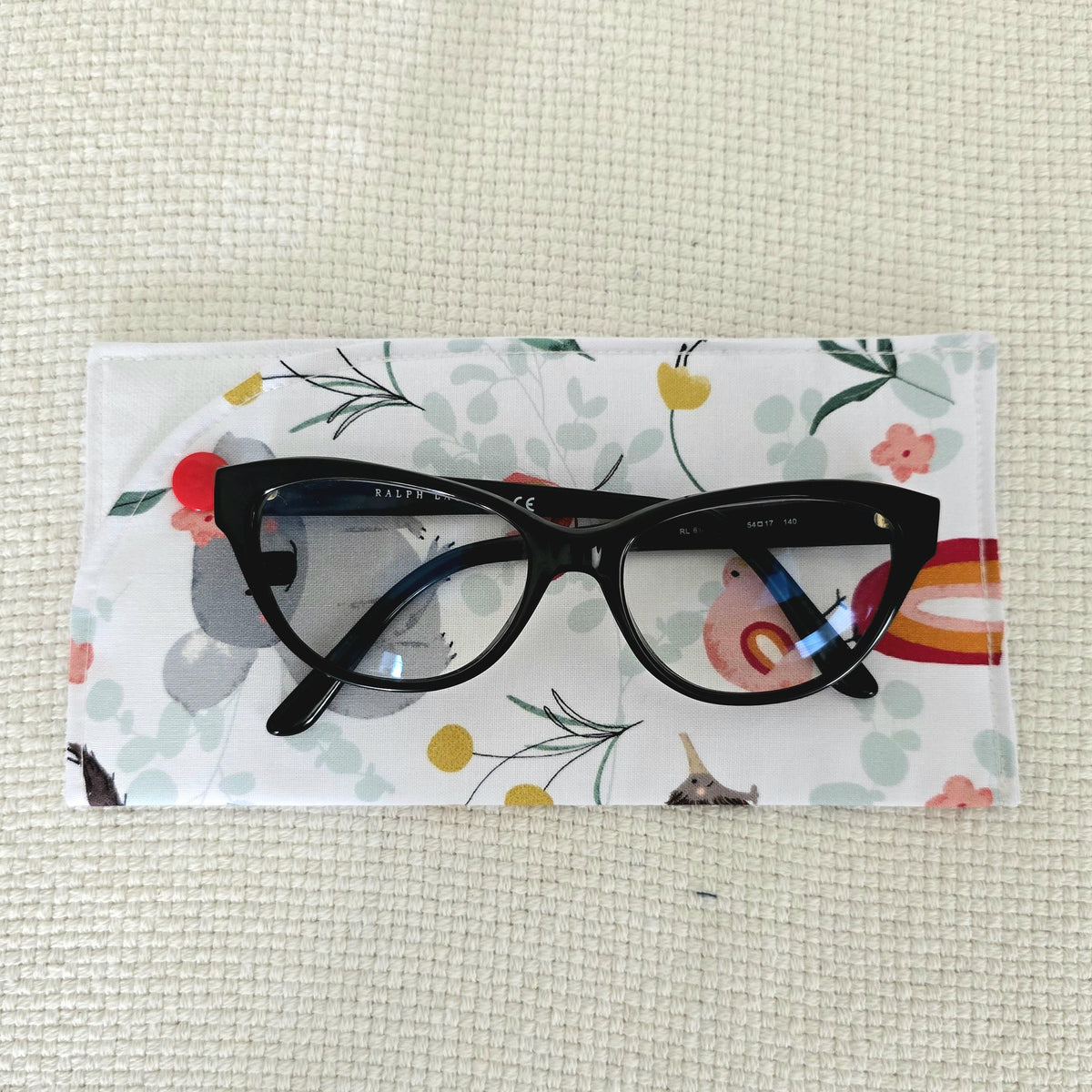 Australian Animals Book Sleeve & Glasses Case Set – Koala Kangaroo Cotton – Handmade Gift