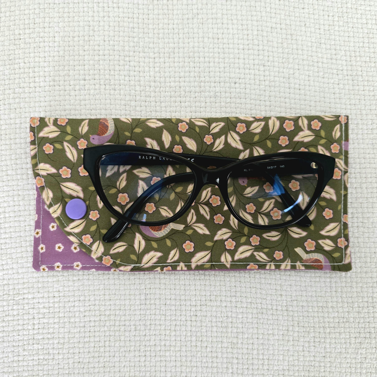 Handmade Woodland Bird Accessory Set – Book / iPad Sleeve, Glasses Case & Wristlet